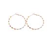 Frosty Wind Simple Personality Wild Sweet Circle Earrings