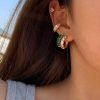 53935cc2-eddf-41b8-a780-adb28990cb84.jpg Copper Plated Genuine Gold Temperament Retro Set With White Stone Earrings
