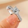 Women's Cross Light Luxury High-grade Sense Zircon Ring