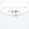 Glass Dried Flower Bracelet Real Flower Lace Flower