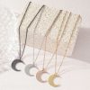 Simple Same Moon Titanium Steel Necklace