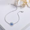 Classic Retro Eye Full Diamond Adjustable Bracelet