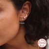 Water Drop Flower Stud