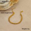 Multi-layer Stainless Steel Twin Inlaid Zircon Bracelet