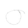 S925 Sterling Silver Pearl Bracelet Elegant Style