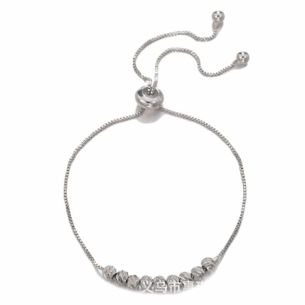 Fashion All-match Pull Bracelet 9 Lucky Beads Box Chain