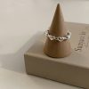 Simple Style No Pigment Drop Open Ring