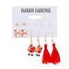 Christmas Earrings Female Student One Week Earring Set