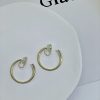 Women's Temperament Circle Mosquito Coil Ear Clip To Show Thinness
