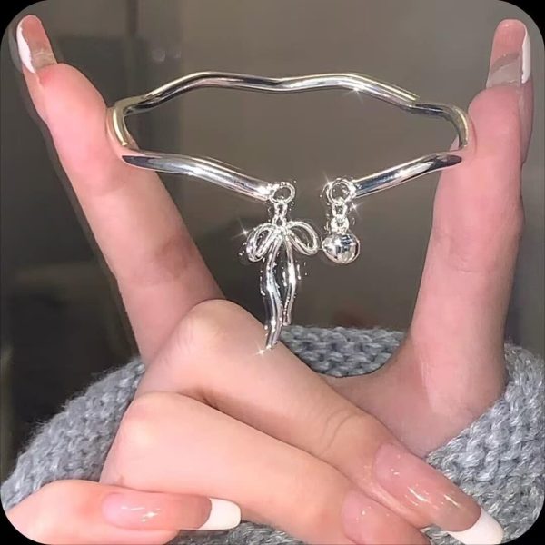 Bow Bell Opening Adjustable Girlfriends Bracelet