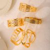Fashion New Personalized Titanium Steel Gold-plated Diamond Geometric Bracelet