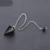 Ling cone stone pendant