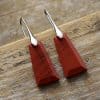 Women's Natural Stone Pendant Earrings