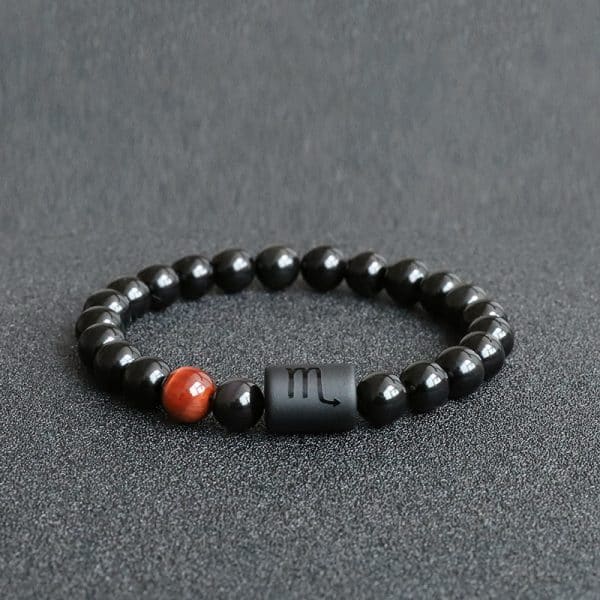 Natural stone agate constellation bracelet