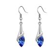 New Angel Elf Earrings Necklace Bracelet Three-piece Austria Crystal Alloy Jewelry Set Wholesale