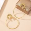 Ornament Big Circle Earrings