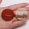 Natural Stone Semi-precious Stone Connector Original Piece Shape