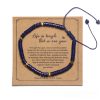 Hot-selling Lapis Spacer Beads Woven Bracelet