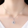 Water Drop Zircon Set Necklace Angel Tears Micro Inlaid Jewelry Set