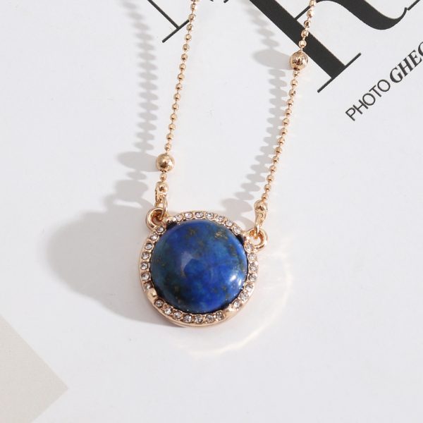 European And American Style Jewelry Simple Pendant Natural Stone