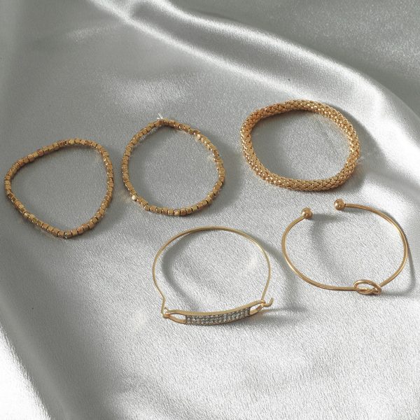 Geometric Hollow Bracelet Ins Style Creative Set Jewelry