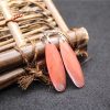 Drop Earrings Volcanic Stone Ear Hooks