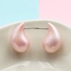 Acrylic Earrings Water Drop Nacrolacquer