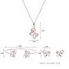 Three-piece Set Of New Butterfly Diamond Jewelry