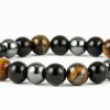 Hand string natural stone bracelet 10mm jewelry