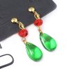 Anime Howl's Moving Castle Water Drop Resin Earrings Necklace Jewelry Set