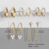 Trendy Design Personality Temperament Alloy Earring Set