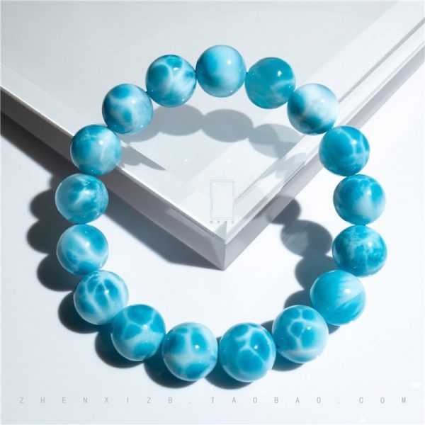 Natural Crystal Sea-pattern Stone Bracelet