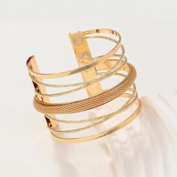 Metal Exaggerated Bracelet Punk Hip Hop Creative