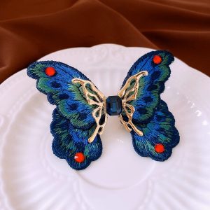 Butterfly Diamond-embedded Open Ring Design Sense Niche Jewelry
