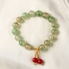 New Accessories Crystal String Beads Ceramic Bracelet