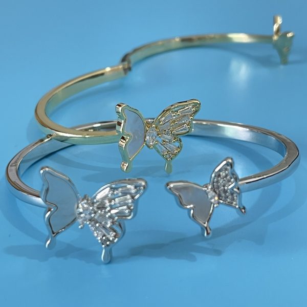 Natural Shell Asymmetric Butterfly Bracelet Sweet And Cool Temperament