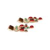 Retro drop-shaped alloy earrings