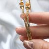 Large Circle Exaggerated Statement Full Diamond Earrings