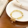 New Chinese Style Artistic Retro Super Fairy Crystal Tassel Bracelet