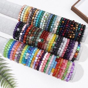 Natural Crystal Tigereye Agate Bracelet