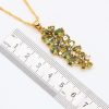 5a2de3fe-d4cb-4d54-93a6-766f7076f53a.jpg Olive Green Stone Cubic Zirconia Earrings Pendant Necklace Bracelet Ring