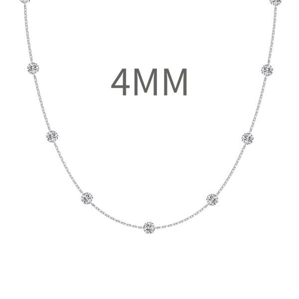 S925 Sterling Silver Necklace For Women XINGX Exquisite Embellishment Design