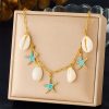 Sun Cherry Love Heart Multi-element Accessories Stainless Steel Necklace