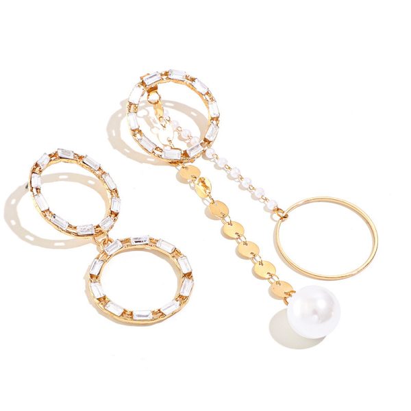 Big Circle Long Korean Temperament Earrings