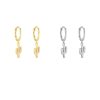 Women's Fashion Diamond Cactus Drop Earrings