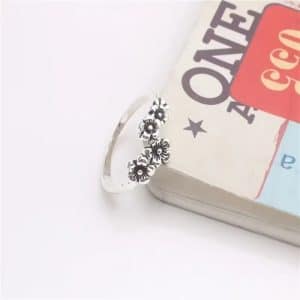 Cross Vintage Distressed Diamond Guardian Ring