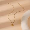 New Temperament Wild Simple 18K Gold Plated Stainless Steel Necklace