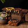 Ancient Golden Sand Colored Glaze Bracelet Two Ends