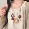 Long Shaped Original Hand-woven Pendant Necklace