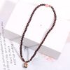 Red Rock Double Ring Money Bag Pendant Bracelet